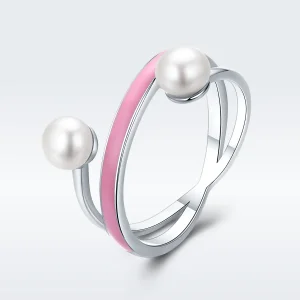 PANDORA típusú elegáns geometria gyűrű - SCR234 (kép) PANDORA típusú elegáns geometria gyűrű - SCR234