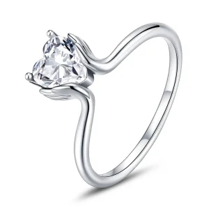 (kép) PANDORA típusú engagements gyűrű - SCR729