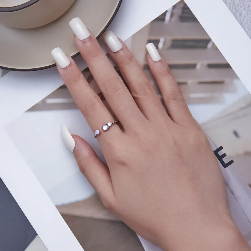(kép) PANDORA típusú Gem Twist nyitott gyűrű - SCR839 - Megtekintés 4