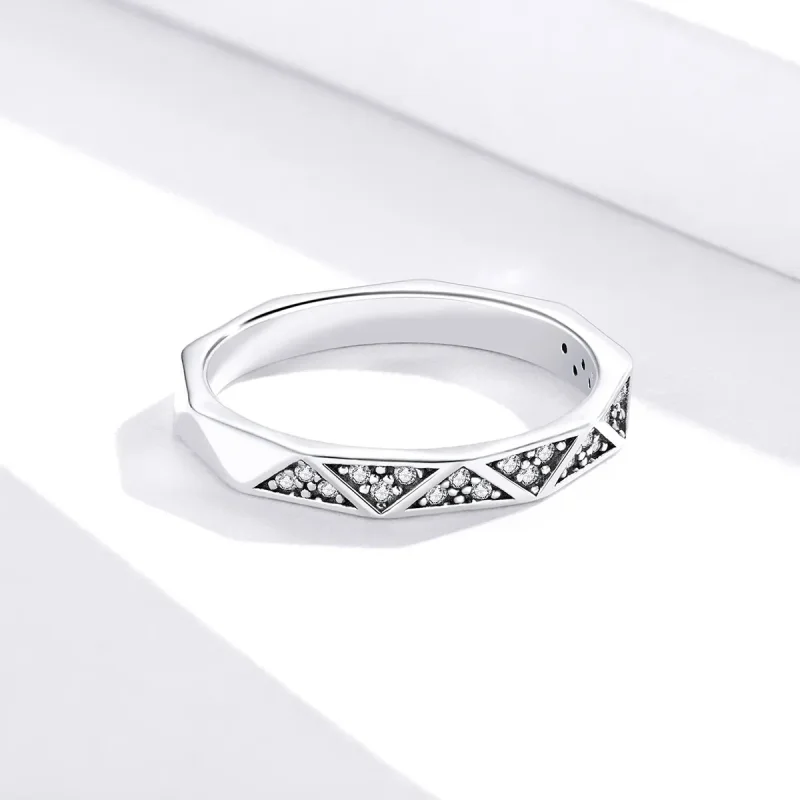 (kép) PANDORA típusú geometriai minták gyűrű - SCR654 - Megtekintés 4