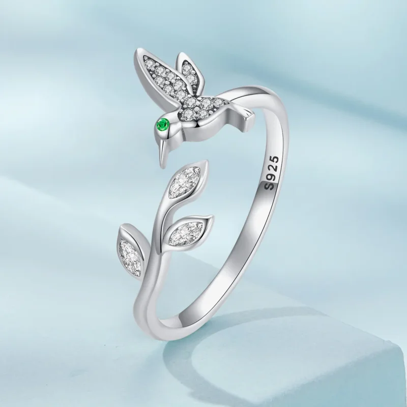 (kép) PANDORA típusú Kolibri nyitott gyűrű - SCR871 - Megtekintés 2