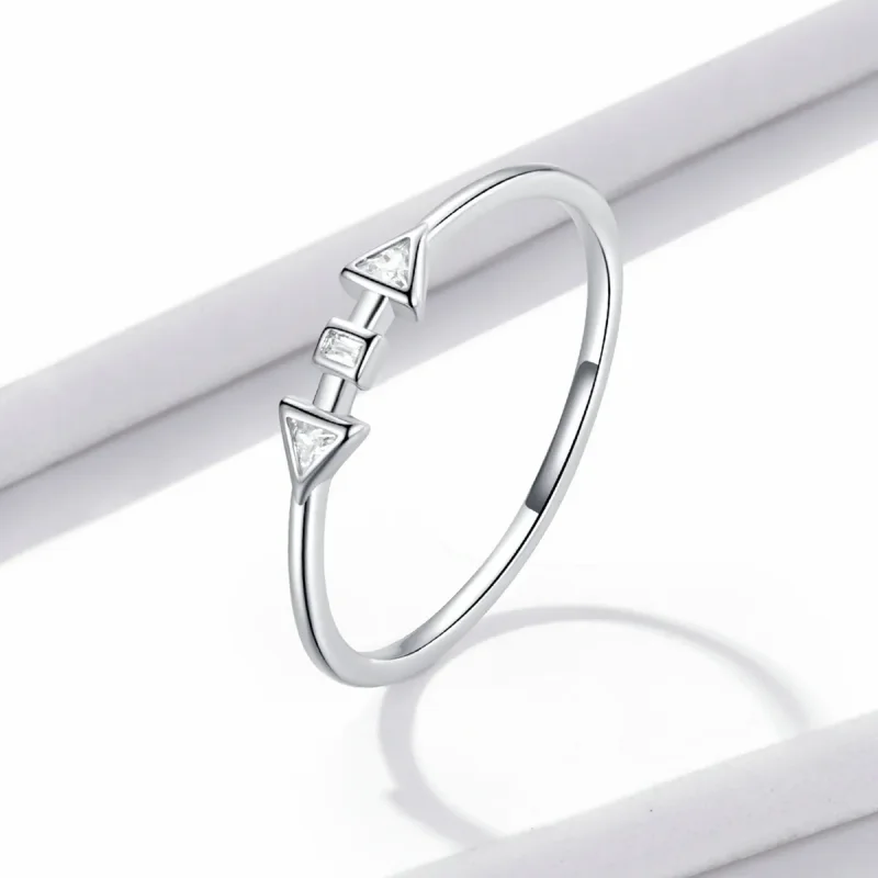 (kép) PANDORA típusú Minimalista - nyilak gyűrű - BSR207-A - Megtekintés 2