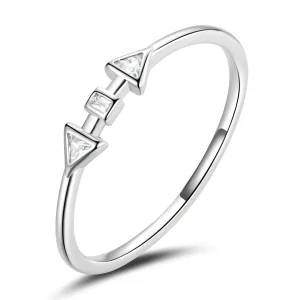 PANDORA típusú Minimalista - nyilak gyűrű - BSR207-A (kép) PANDORA típusú Minimalista - nyilak gyűrű - BSR207-A