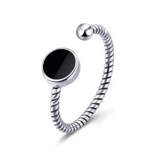 PANDORA típusú Modern geometria nyitott gyűrű - VSR157 (kép) PANDORA típusú Modern geometria nyitott gyűrű - VSR157