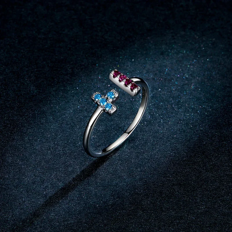 (kép) PANDORA típusú Tetrisz nyitott gyűrű - BSR114 - Megtekintés 5