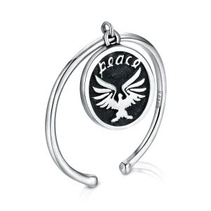 PANDORA típusú Vintage érmék nyitott gyűrű - SCR655 (kép) PANDORA típusú Vintage érmék nyitott gyűrű - SCR655
