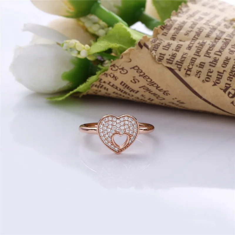 (kép) PANDORA Csillogó puzzle szív - 186550CZ - Megtekintés 2