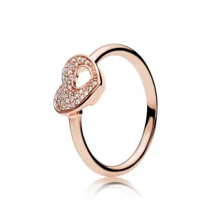 (kép) PANDORA Csillogó puzzle szív - 186550CZ