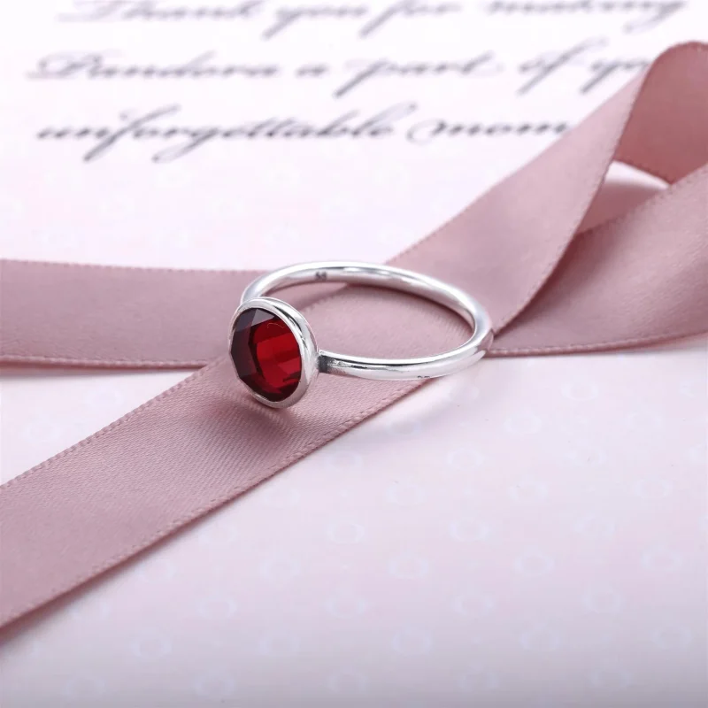 (kép) PANDORA ezüst gyűrű, JúliusVízcseppek Birthstone - Megtekintés 2