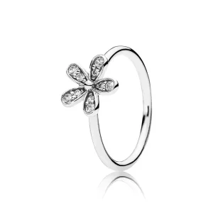 (kép) PANDORA ezüst gyűrű, Káprázatos Daisy