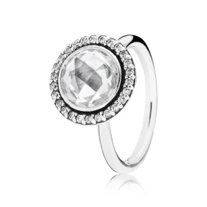 PANDORA Ezüstgyűrű cirkónia kővel - 190904CZ (kép) PANDORA Ezüstgyűrű cirkónia kővel - 190904CZ