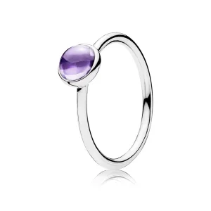PANDORA Lila költői csepp, sterling ezüst, lila cirkónia - 190983ACZ (kép) PANDORA Lila költői csepp, sterling ezüst, lila cirkónia - 190983ACZ