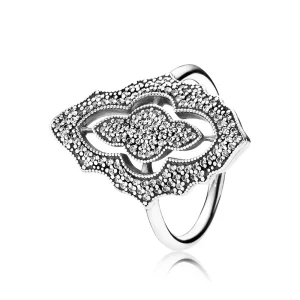 PANDORA Ragyogó csipke gyűrű - 190917CZ (kép) PANDORA Ragyogó csipke gyűrű - 190917CZ