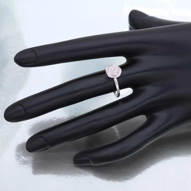 (kép) PANDORA Rózsaszín rózsakert ezüstgyűrű - 190905EN40 - Megtekintés 4