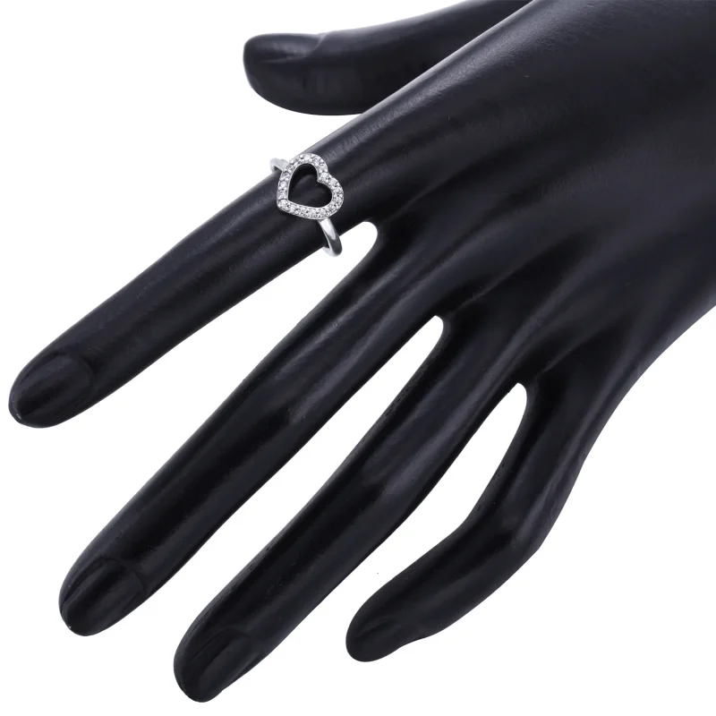 (kép) PANDORA Silver ring with cubic zirconia - 190861CZ - Megtekintés 3