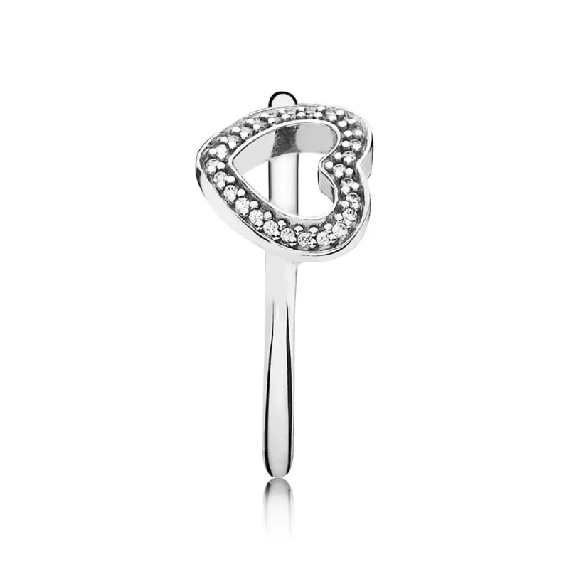(kép) PANDORA Silver ring with cubic zirconia - 190861CZ - Megtekintés 4