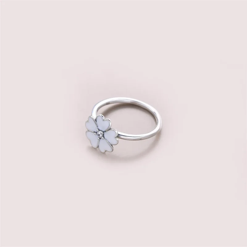 (kép) PANDORA Sterling ezüst,cirkónia, fehér tűzzománc - 190931EN12 - Megtekintés 3