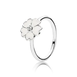 PANDORA Sterling ezüst,cirkónia, fehér tűzzománc - 190931EN12 (kép) PANDORA Sterling ezüst,cirkónia, fehér tűzzománc - 190931EN12