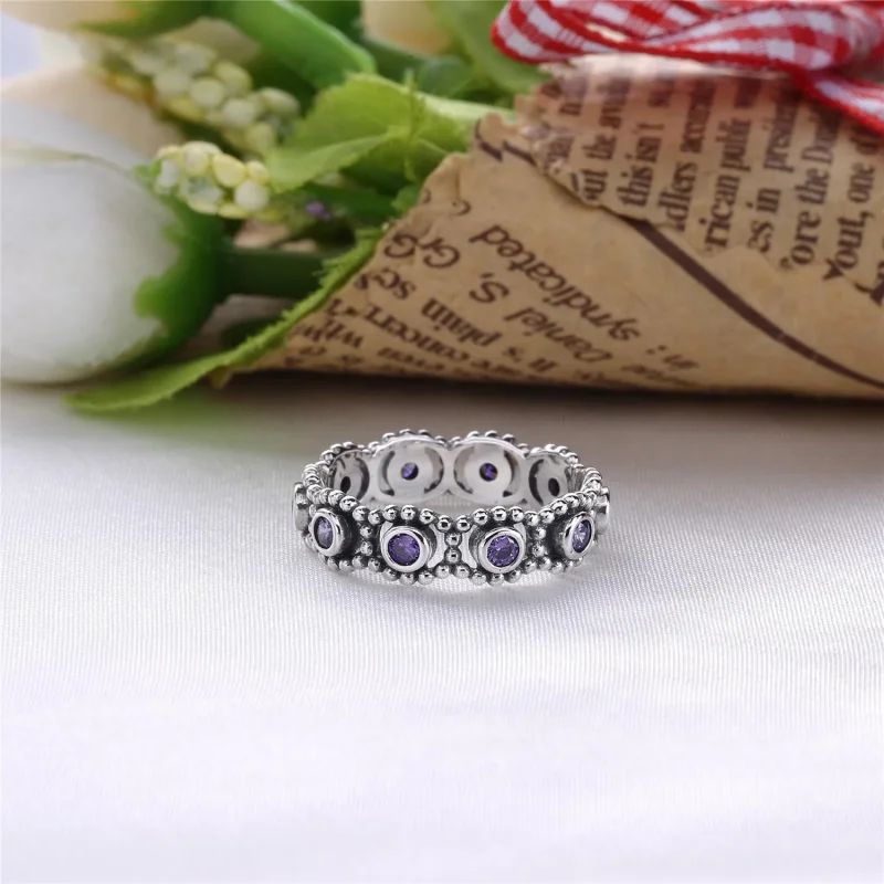 (kép) PANDORA Sterling ezüstgyűrű cirkóniakővel - 190881CZ - Megtekintés 4