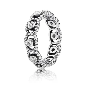 PANDORA Sterling ezüstgyűrű cirkóniakővel - 190881CZ (kép) PANDORA Sterling ezüstgyűrű cirkóniakővel - 190881CZ
