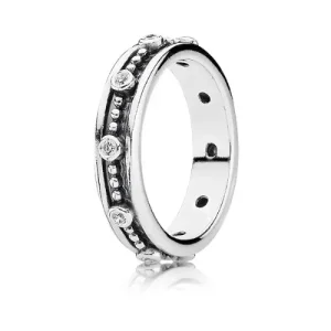 PANDORA Sterling ezüstgyűrű cirkóniával - 190882CZ (kép) PANDORA Sterling ezüstgyűrű cirkóniával - 190882CZ