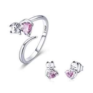PANDORA típusú imádnivaló macska szettek - SET002 (kép) PANDORA típusú imádnivaló macska szettek - SET002
