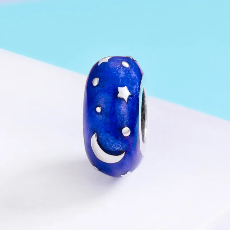 (kép) PANDORA típusú csillagos égbolt spacer charm - SCC599 - Megtekintés 3
