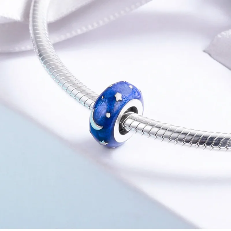 (kép) PANDORA típusú csillagos égbolt spacer charm - SCC599 - Megtekintés 4