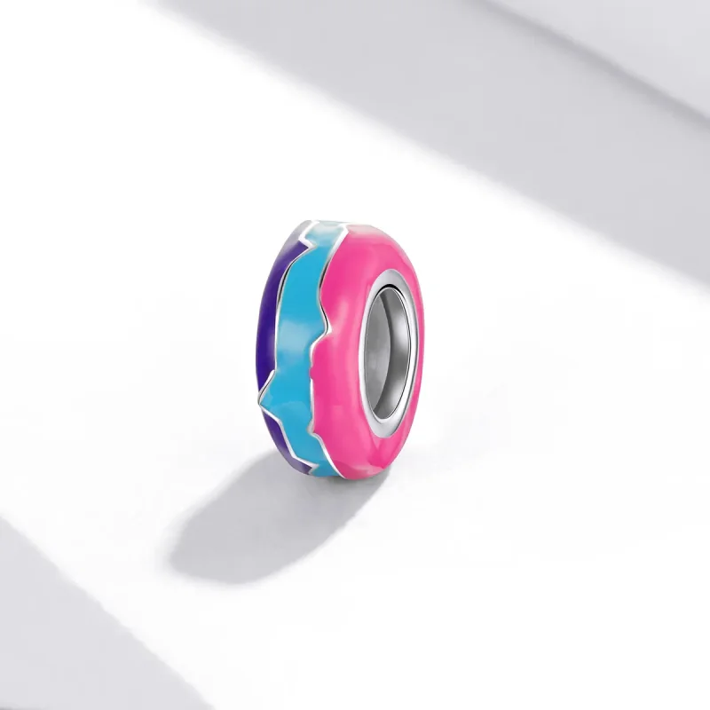 (kép) PANDORA típusú cyberpunk - káprázatos gyöngyök spacer charm - SCC1843 - Megtekintés 2