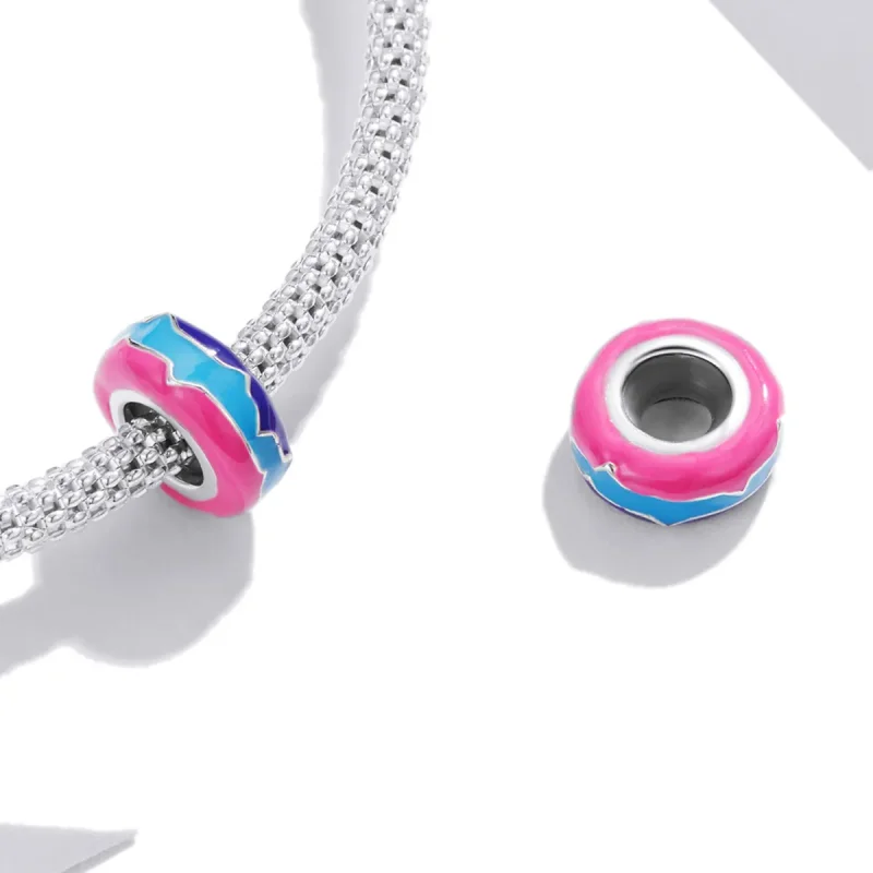 (kép) PANDORA típusú cyberpunk - káprázatos gyöngyök spacer charm - SCC1843 - Megtekintés 4