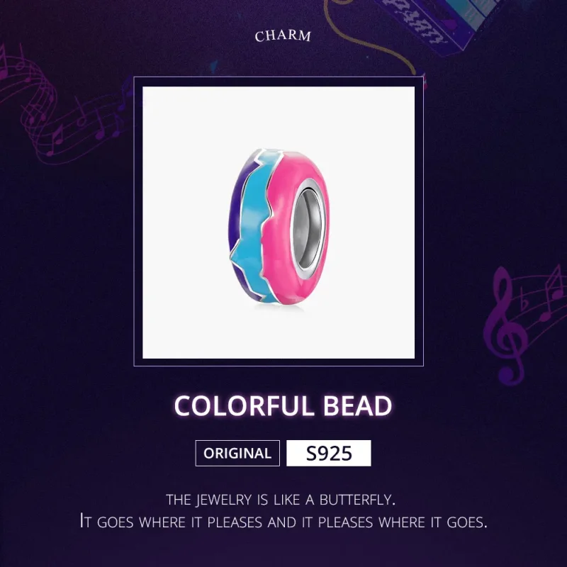 (kép) PANDORA típusú cyberpunk - káprázatos gyöngyök spacer charm - SCC1843 - Megtekintés 5