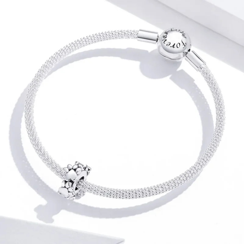 (kép) PANDORA típusú édes szívek spacer charm - SCC1504 - Megtekintés 2