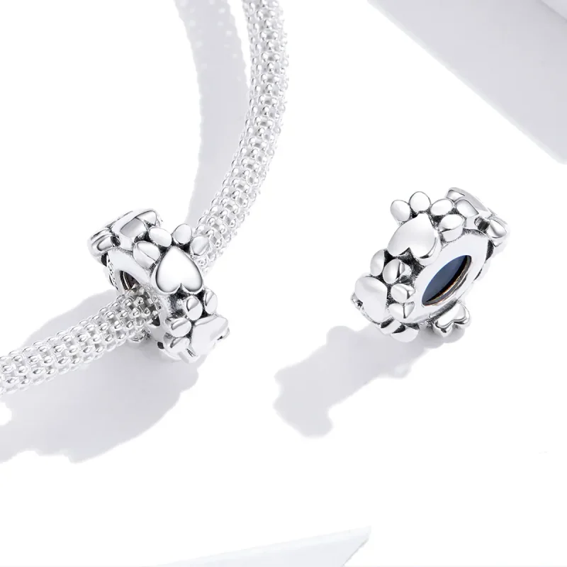 (kép) PANDORA típusú édes szívek spacer charm - SCC1504 - Megtekintés 3