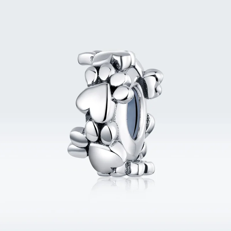 (kép) PANDORA típusú édes szívek spacer charm - SCC1504 - Megtekintés 5