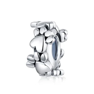 (kép) PANDORA típusú édes szívek spacer charm - SCC1504