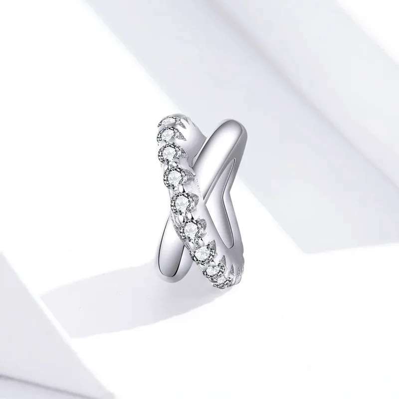 (kép) PANDORA típusú elegáns spacer charm - BSC214 - Megtekintés 4