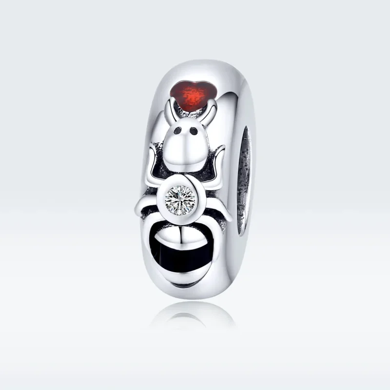 (kép) PANDORA típusú hangya spacer charm - SCC1482 - Megtekintés 5