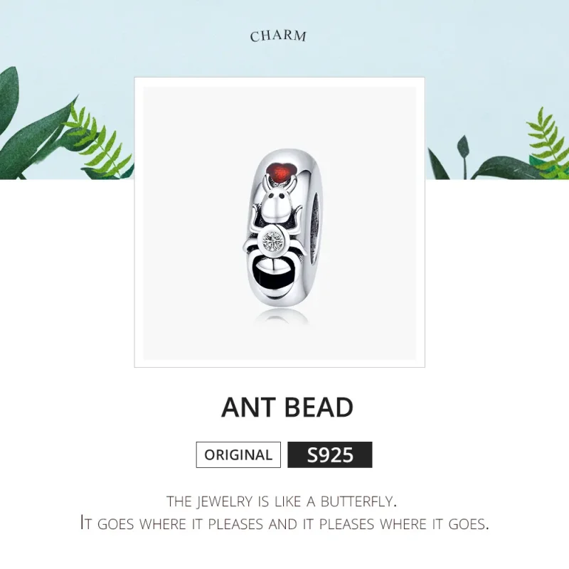 (kép) PANDORA típusú hangya spacer charm - SCC1482 - Megtekintés 6