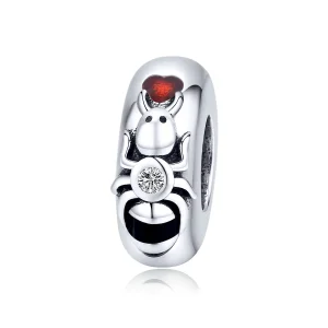 (kép) PANDORA típusú hangya spacer charm - SCC1482