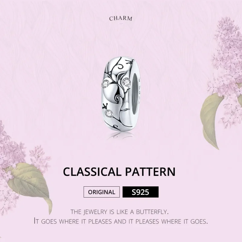 (kép) PANDORA típusú klasszikus minta spacer charm - SCC1559 - Megtekintés 6