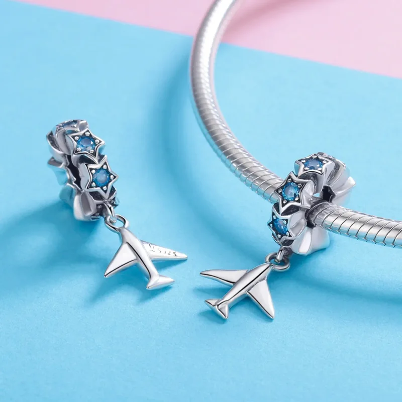 (kép) PANDORA típusú álom utazás spacer charm - SCC882 - Megtekintés 4