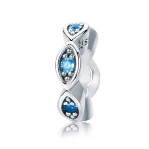 (kép) PANDORA típusú ragyogó szemek spacer charm - SCC513