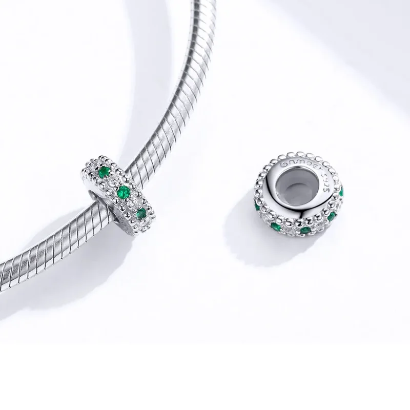 (kép) PANDORA típusú retro spacer charm - BSC185 - Megtekintés 4