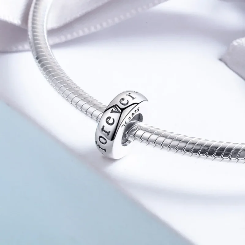 (kép) PANDORA típusú örökké szeretlek spacer charm - SCC595 - Megtekintés 4
