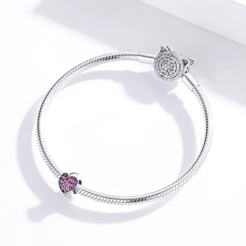 (kép) PANDORA típusú szeretet spacer charm - SCC1336 - Megtekintés 3