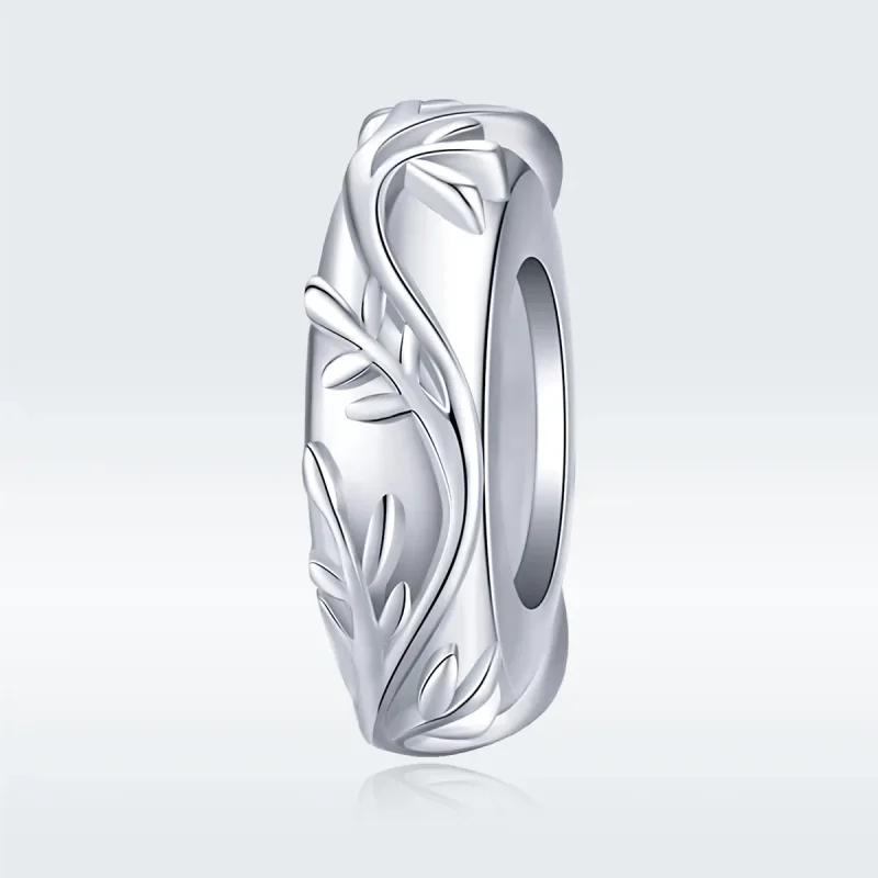 (kép) PANDORA típusú szőlőlevél spacer charm - BSC142 - Megtekintés 5