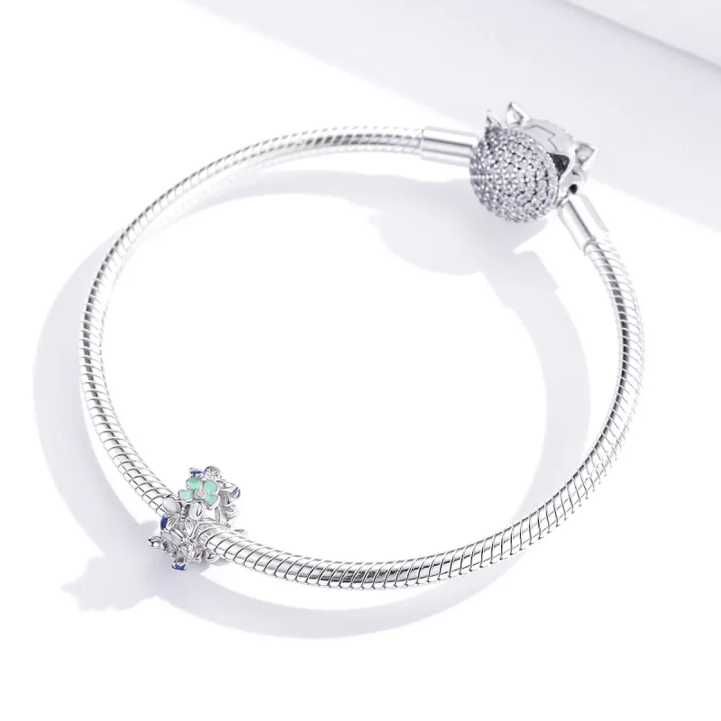(kép) PANDORA típusú színes kert spacer charm - BSC288 - Megtekintés 2