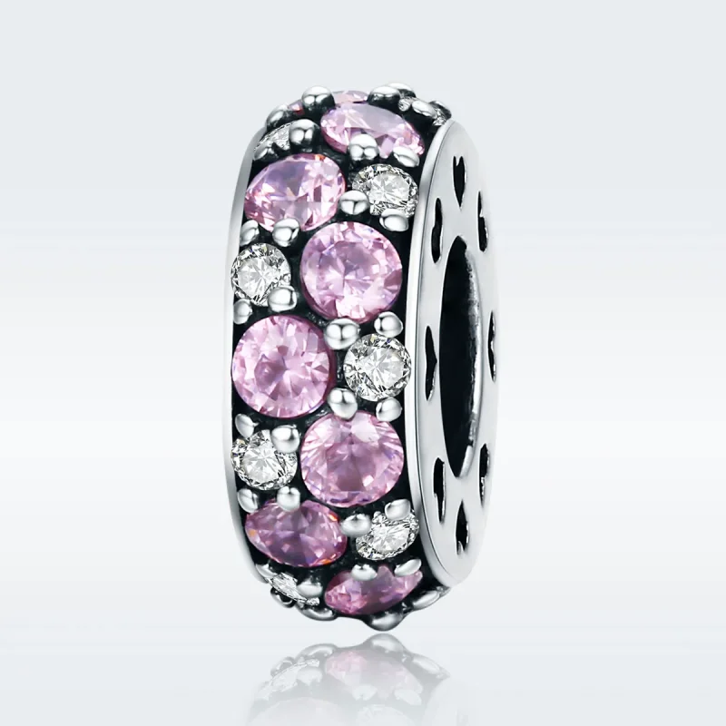 (kép) PANDORA típusú szív spacer charm - SCC635 - Megtekintés 2