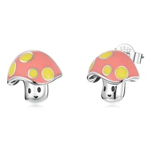 PANDORA típusú Aranyos kis gomba gombfülbevalók - SCE1336 (kép) PANDORA típusú Aranyos kis gomba gombfülbevalók - SCE1336
