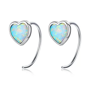 PANDORA típusú Aurora romantika gombfülbevalók - BSE499 (kép) PANDORA típusú Aurora romantika gombfülbevalók - BSE499